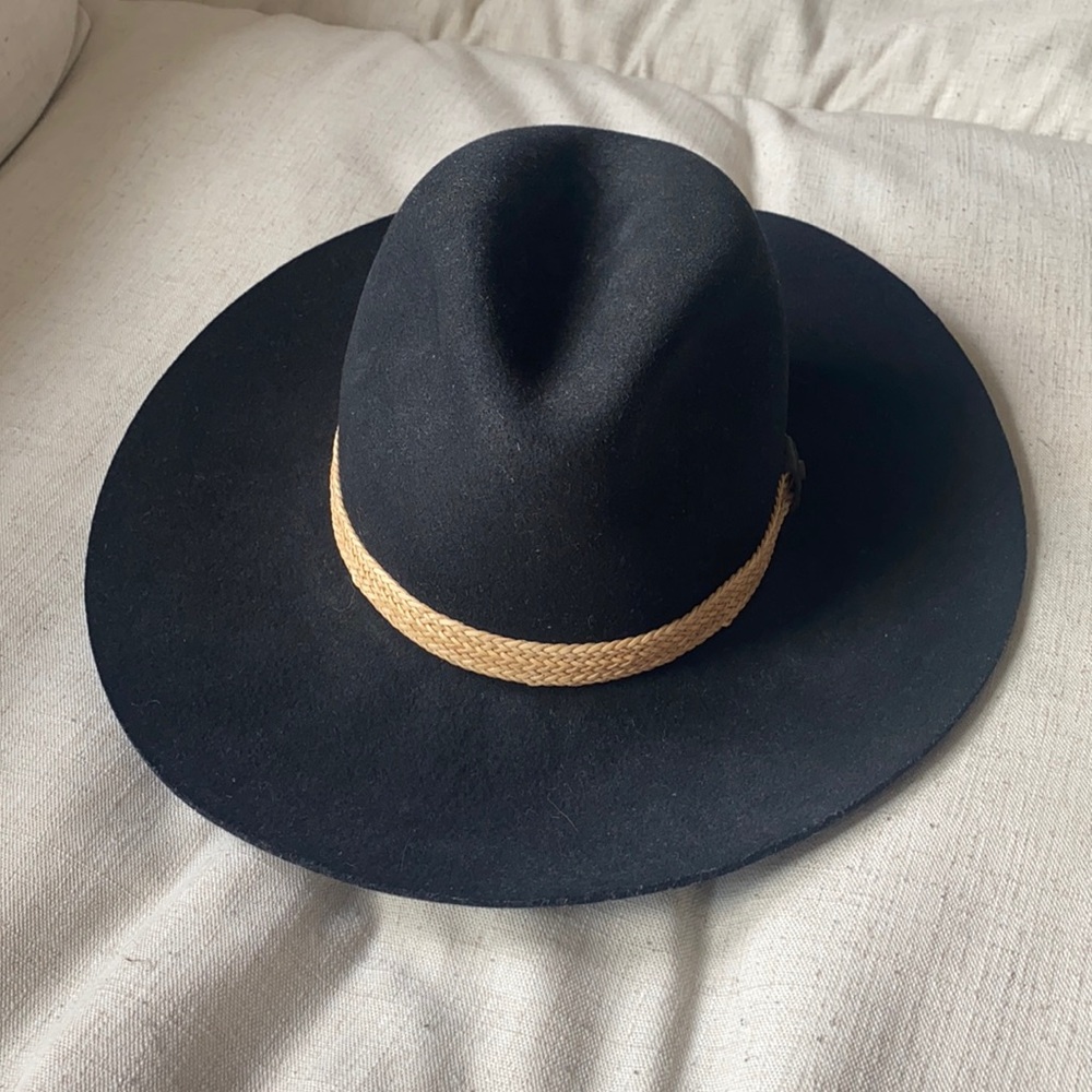 Wide Brim Rag & Bone Fedora: Small